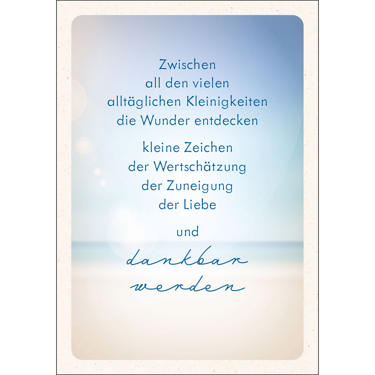 Karten-Box Papier - Perlen der Ruhe - Muscheln Perlen
