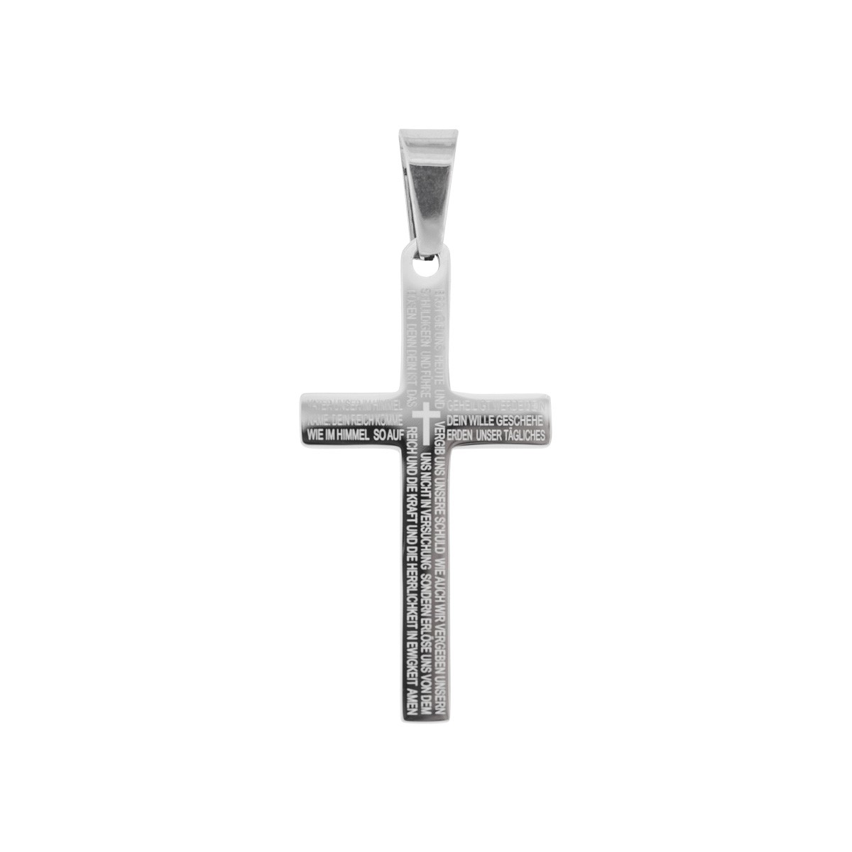 Kettenanhänger - Anhänger Kreuz 'Vater unser'