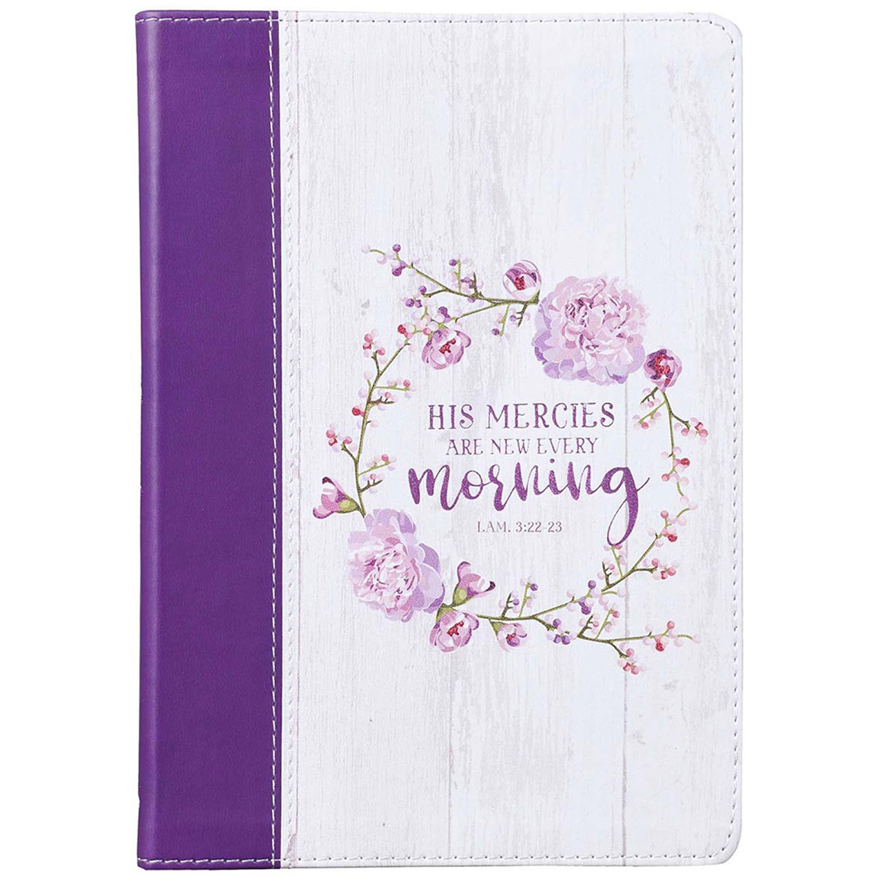 Notizbuch - His mercies are new every morning - Pfingstrosen