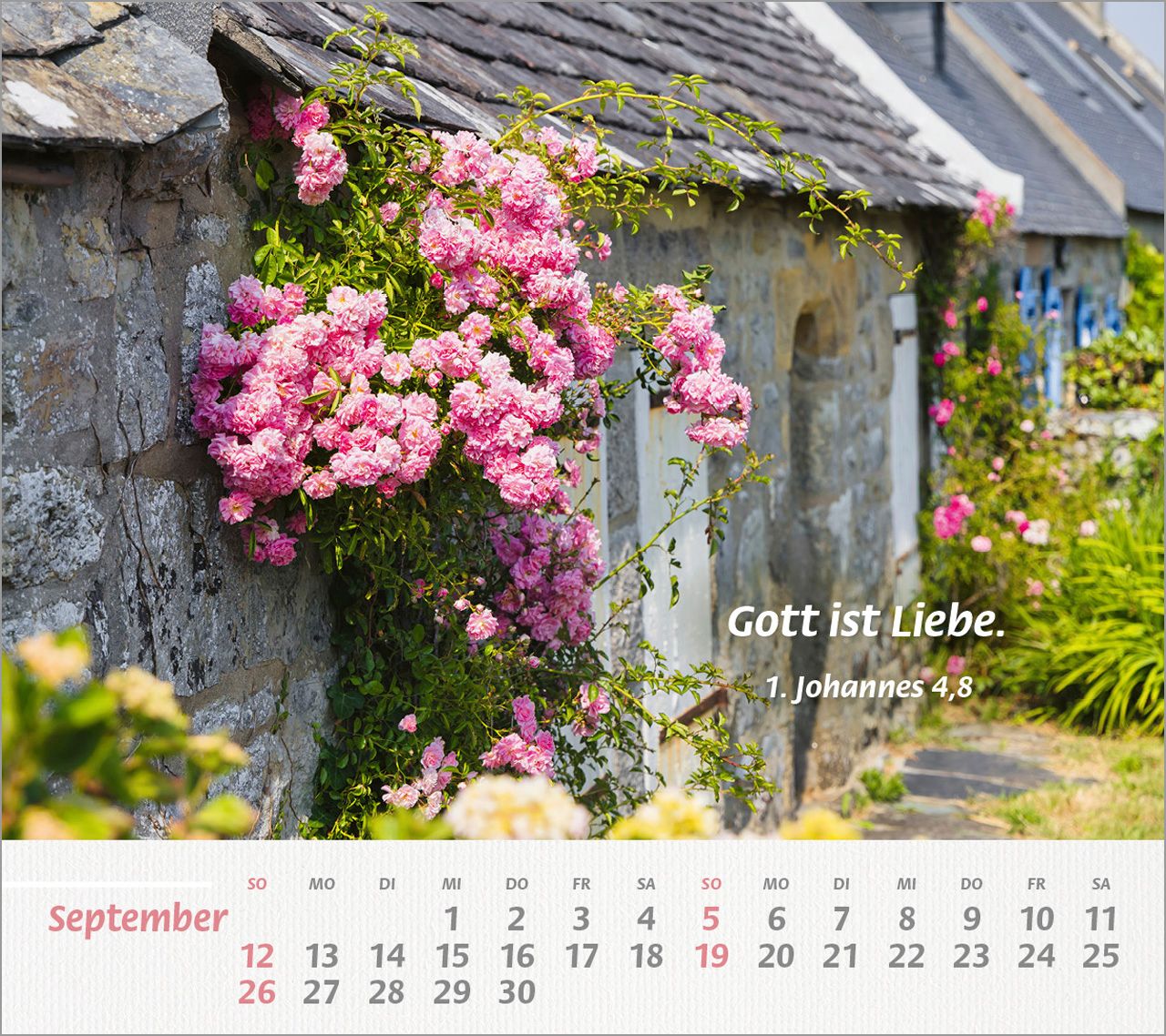 Tischkalender - Du bist meine Stärke 2027
