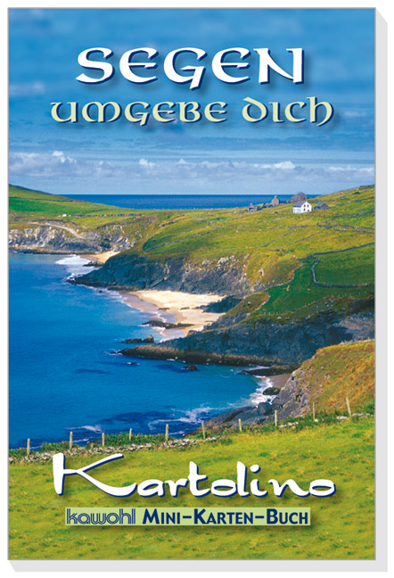 Mini-Karten-Buch - Segen umgebe dich - Küste Landschaft Meer