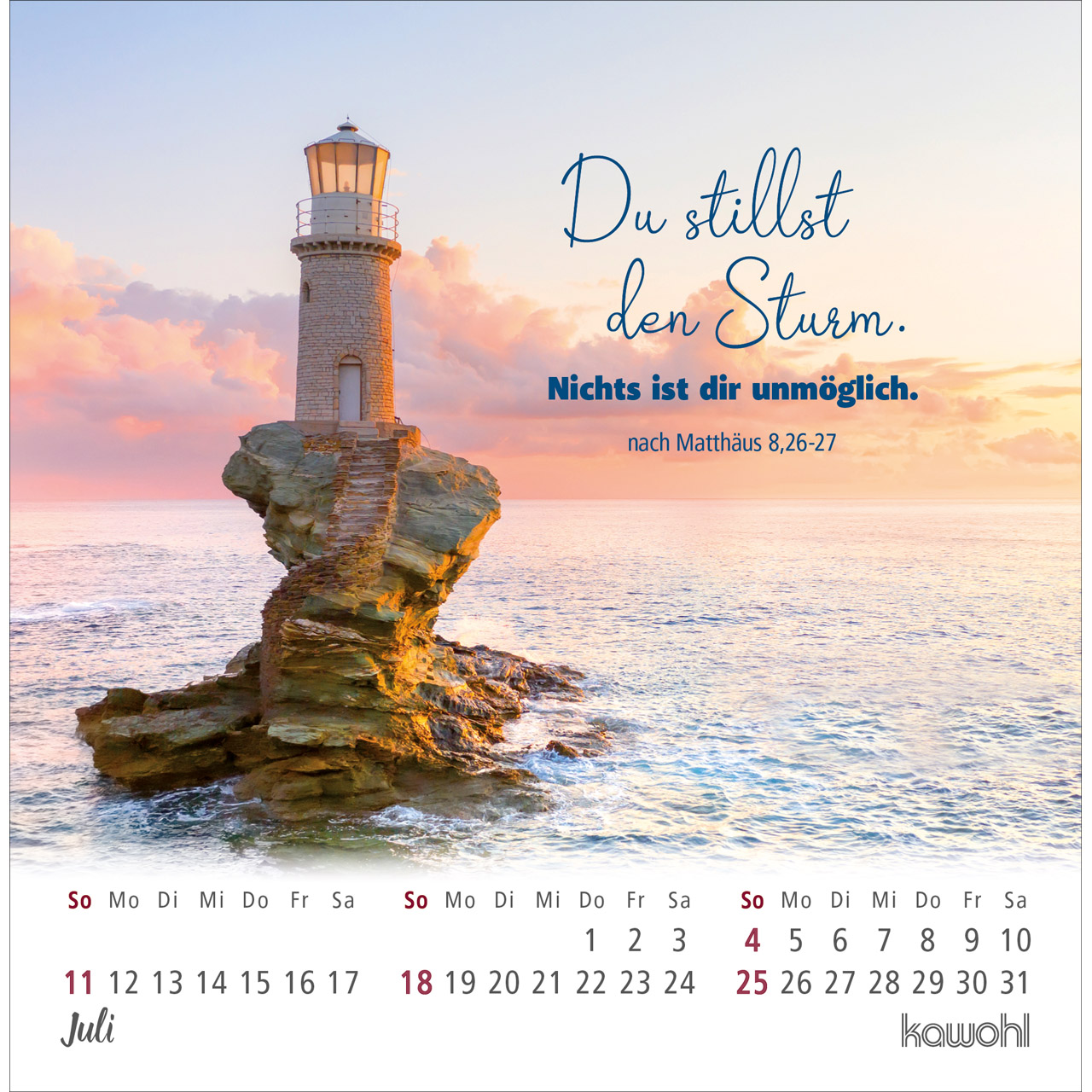 Postkartenkalender - Ankommen & leben 2027