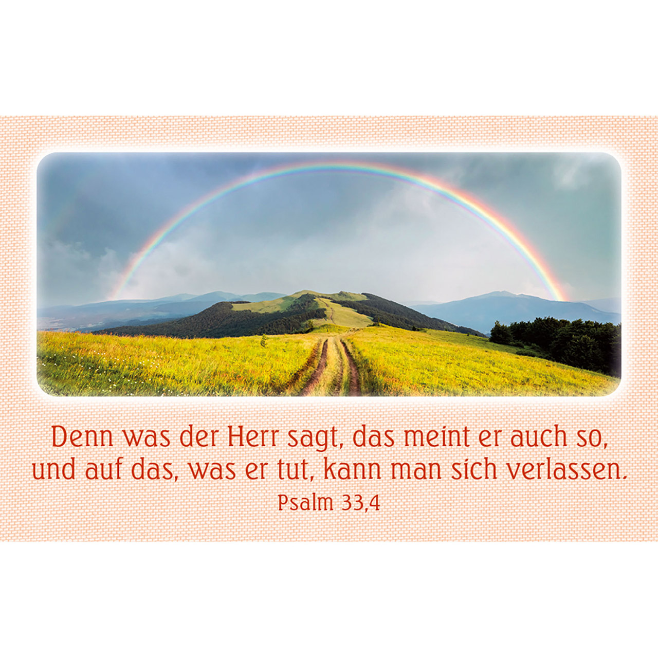 Karten-Box Kunststoff - Lichtblicke - Berge Landschaft Sonne