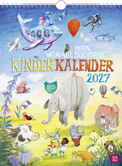 Wandkalender - Mein Wimmel-Suchspaß Kinderkalender 2027