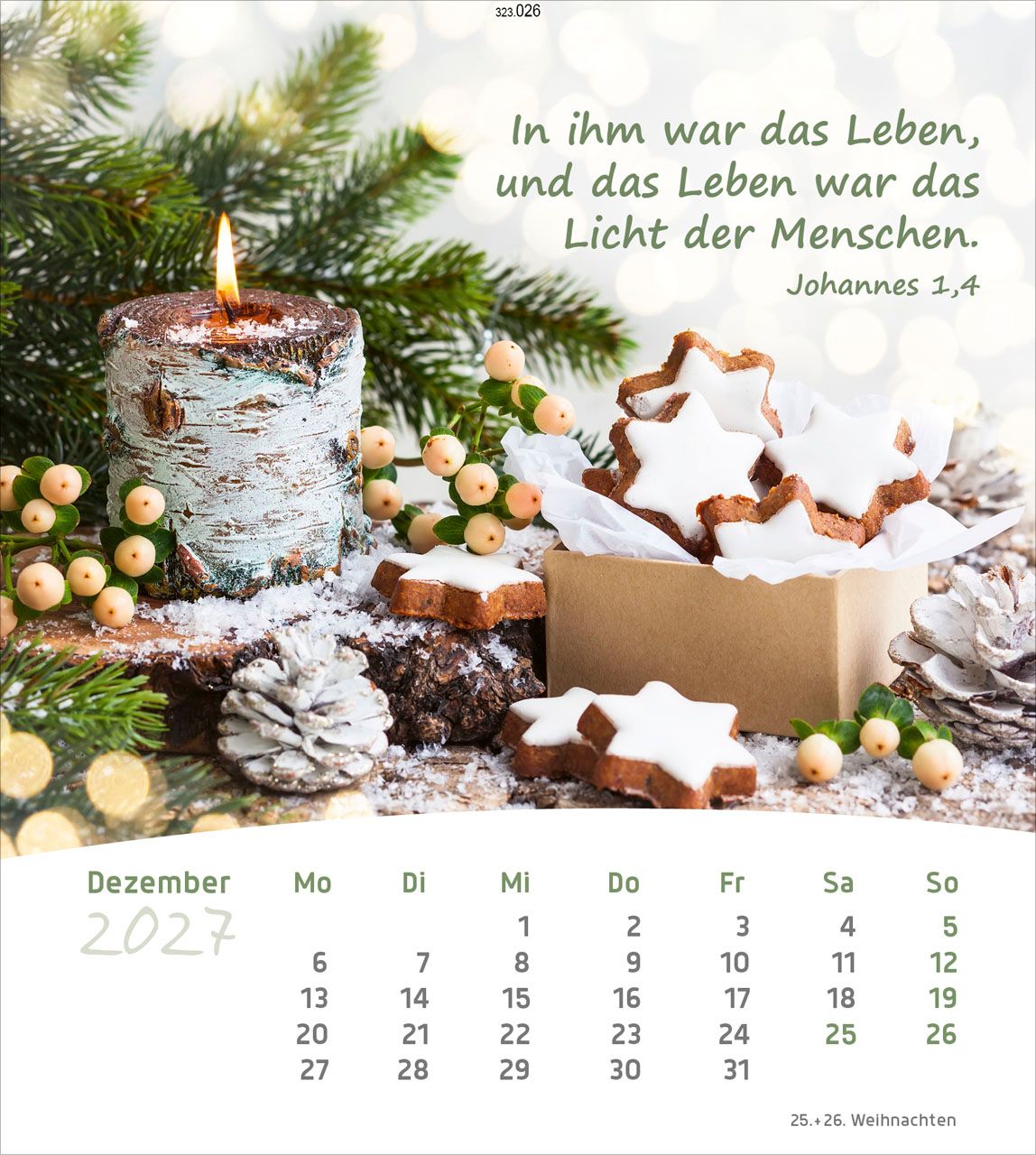 Postkartenkalender - Leben für Dich 2027 - Deutsch