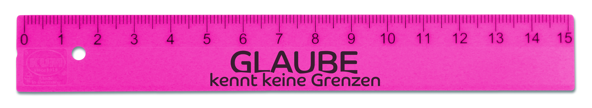 Malen & Basteln - Lineal 'Neon' neon-pink