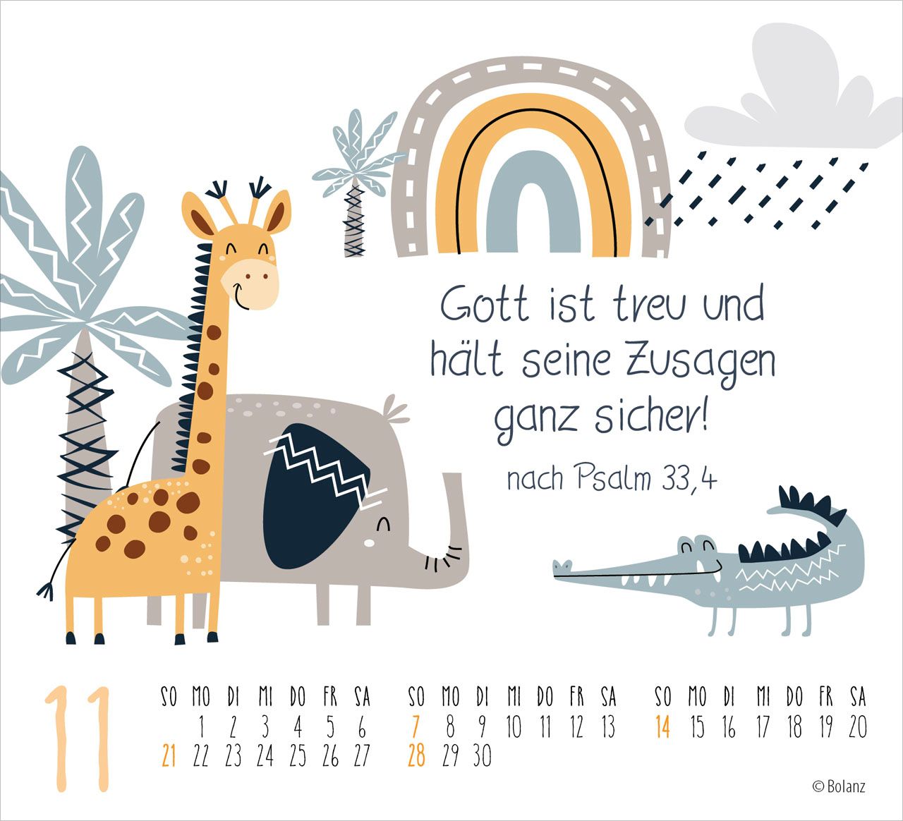 Aufstellkalender - Freunde fürs Leben 2027 Minikalender