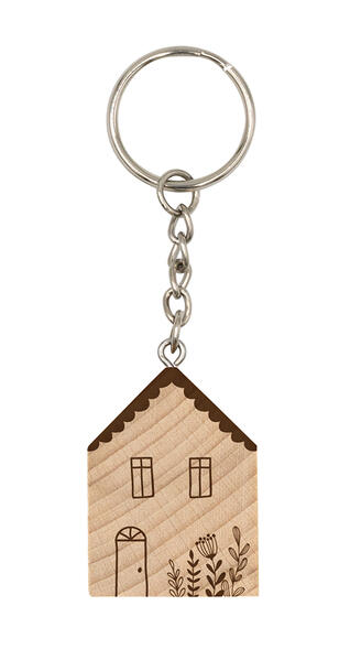 Schlüsselanhänger - Schlüsselanhänger "Haus"