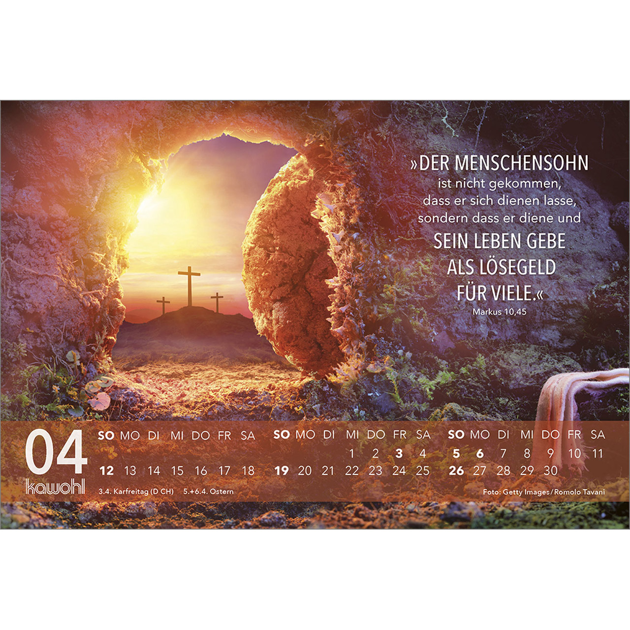 Tischkalender - Jesus Zitate 2026