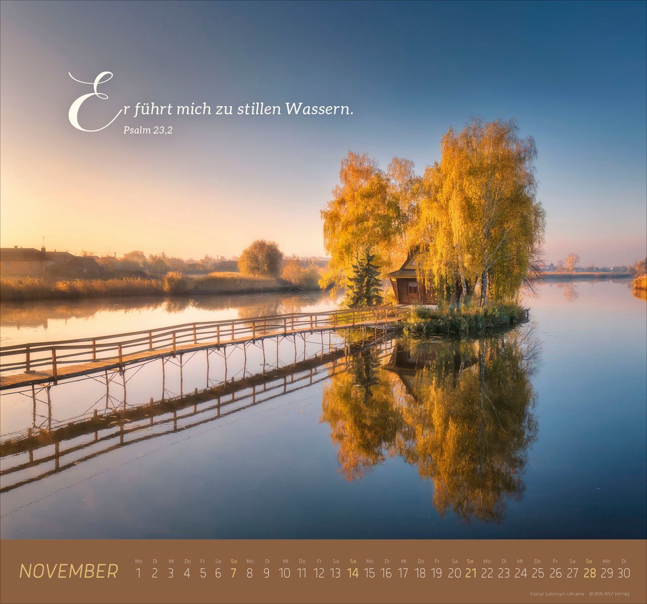 Wandkalender - Ich bin der Weg 2027 Wandkalender