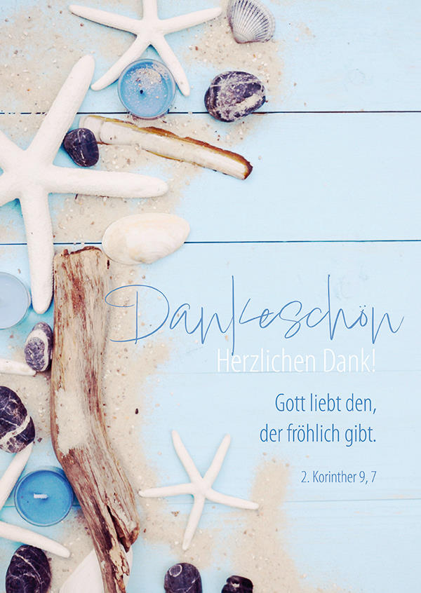 Faltkarte 'Dankeschön - Herzlichen Dank'