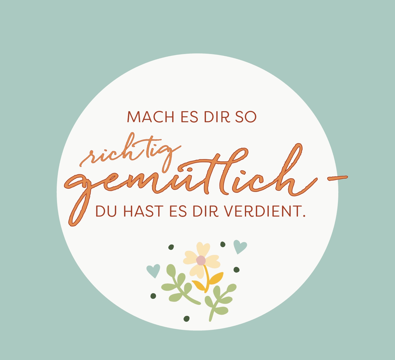 Aufstellbuch - Cozy & Happy