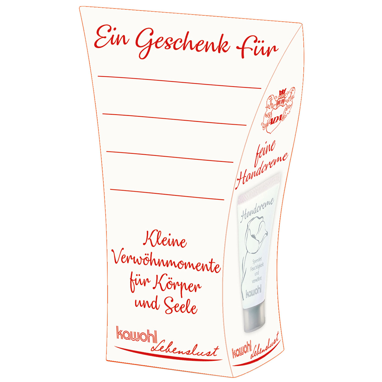Handcreme - Frohe Weihnachten und Gottes Segen im neuen Jahr - Anhänger / Grafik