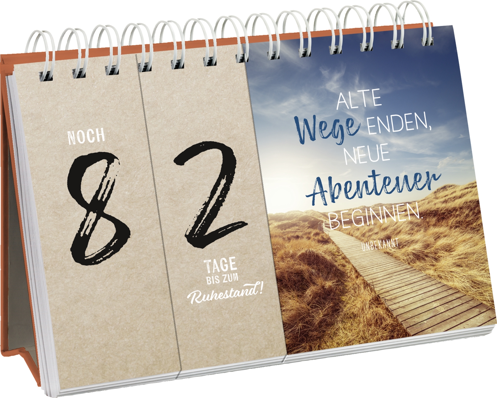 Aufstellbuch - Countdown zum Ruhestand