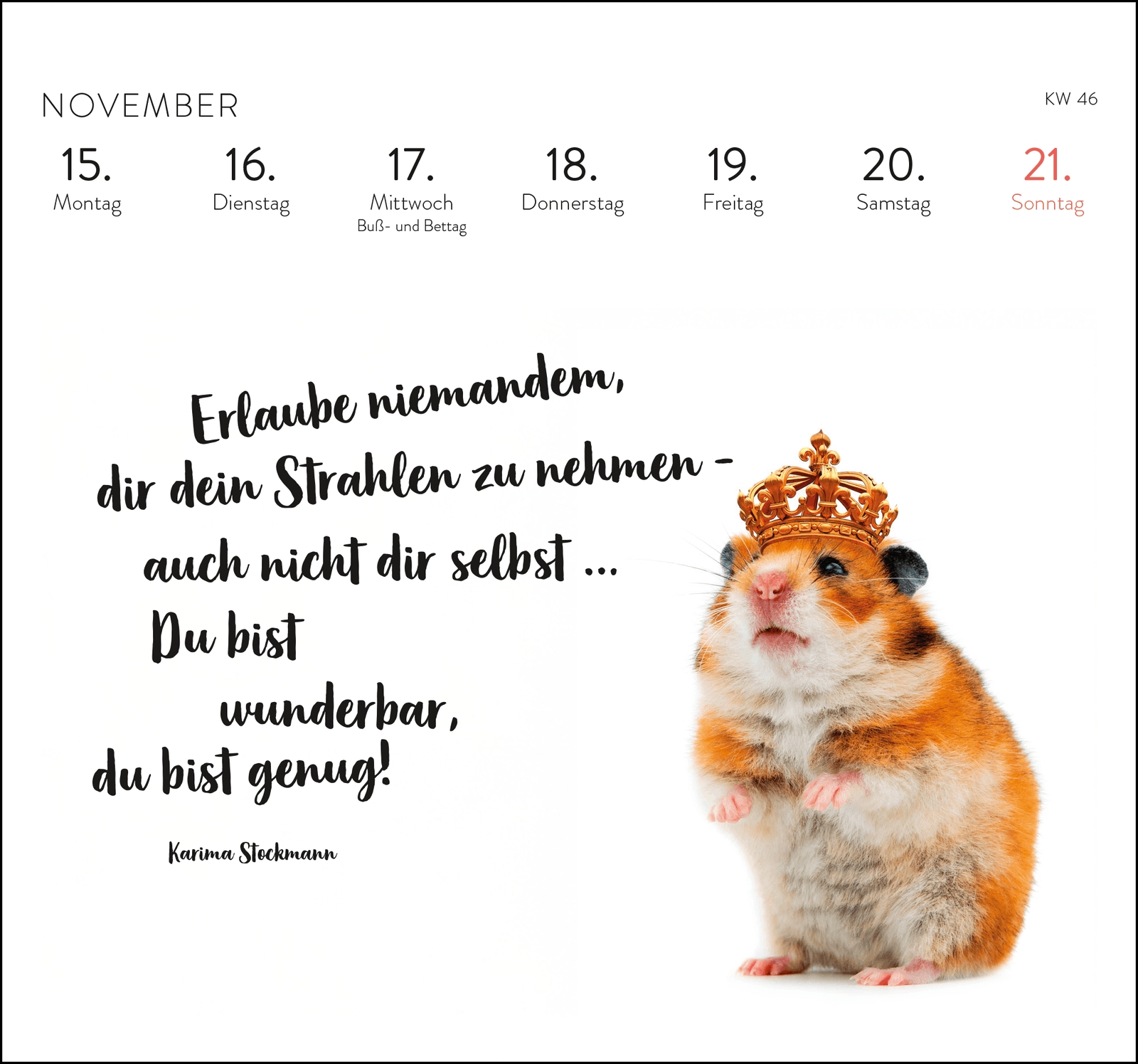 Postkartenkalender - Eine kleine Umarmung für jeden Tag 2027
