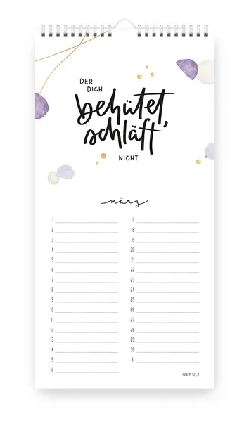 Immerwährender Kalender - Himmelsglück 2027