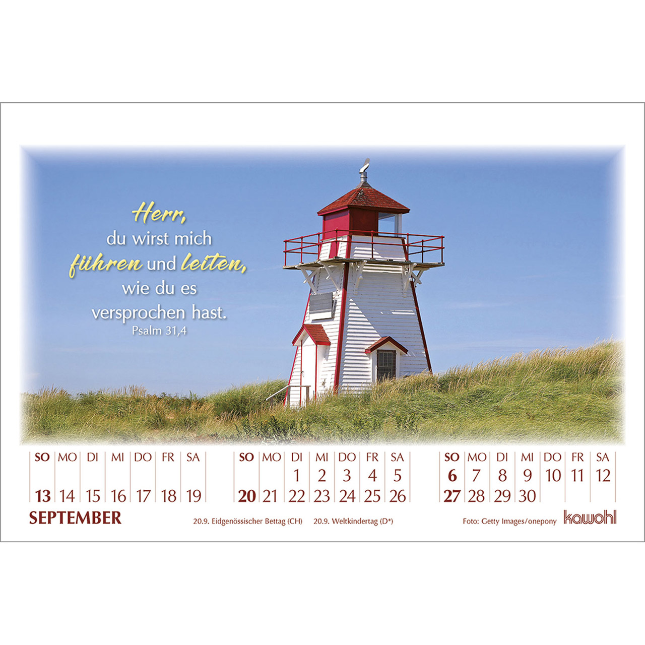 Tischkalender - In seinem Licht 2026