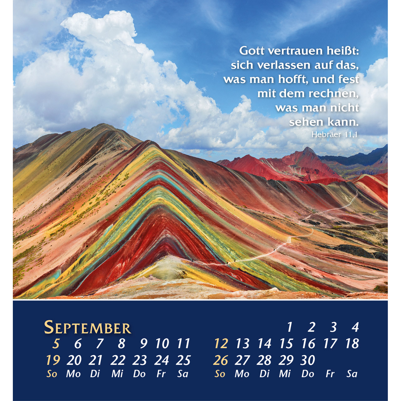 Aufstellkalender - Aus der Stille leben 2027