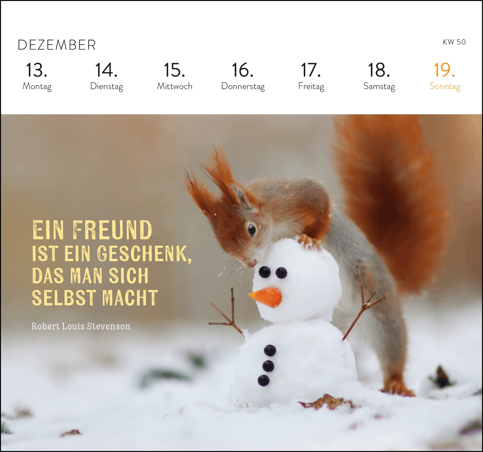 Postkartenkalender - Kleine Glücksbringer für dein Jahr 2027