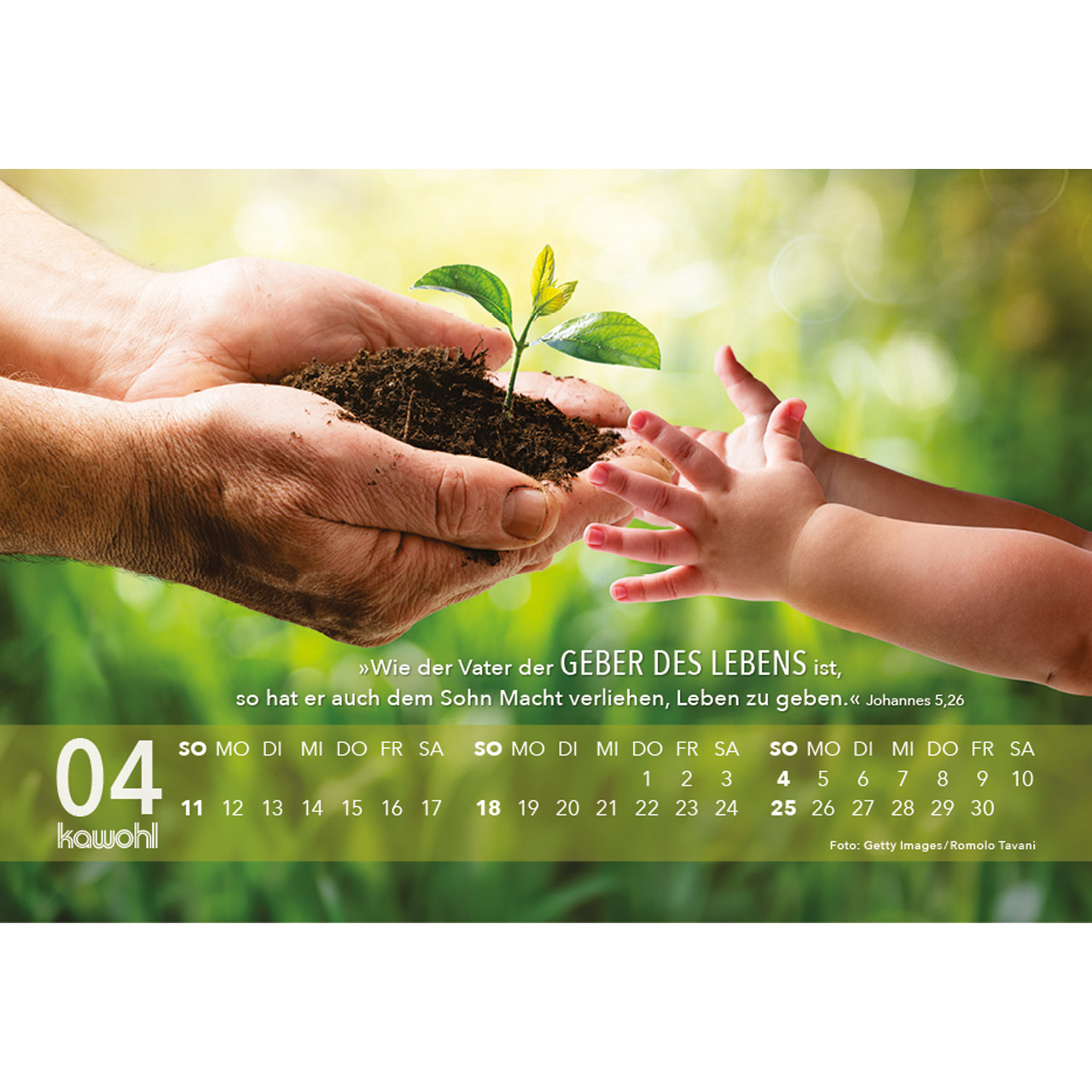 Aufstellkalender - Jesus Zitate 2027