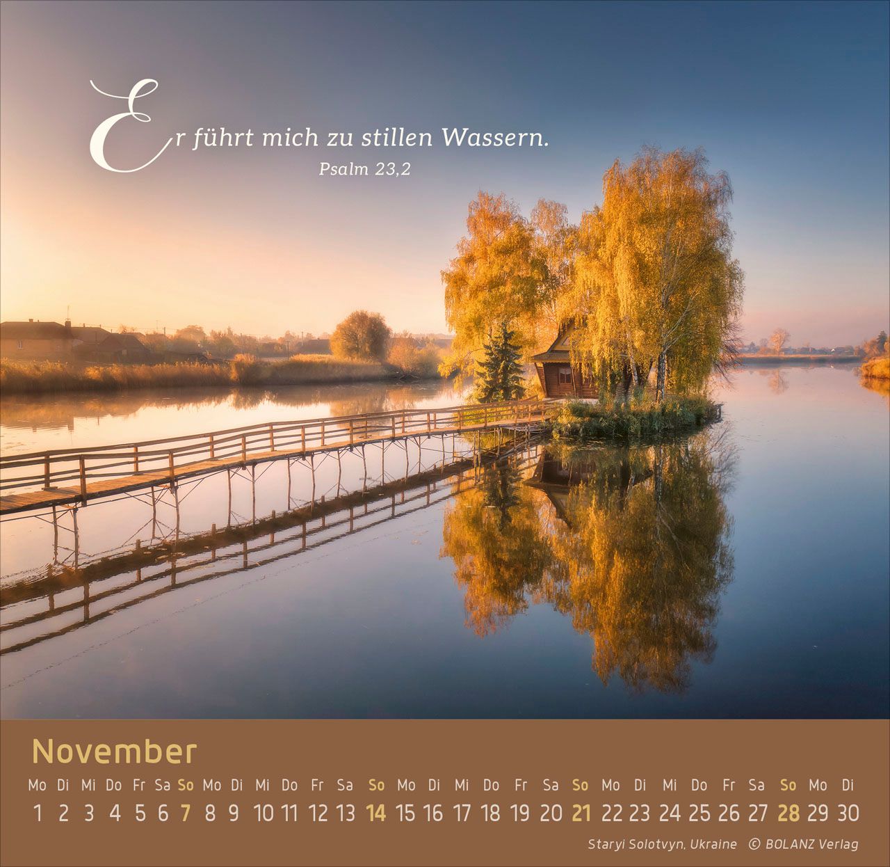 Tischkalender - Weg - Licht - Leben 2027 Tischkalender