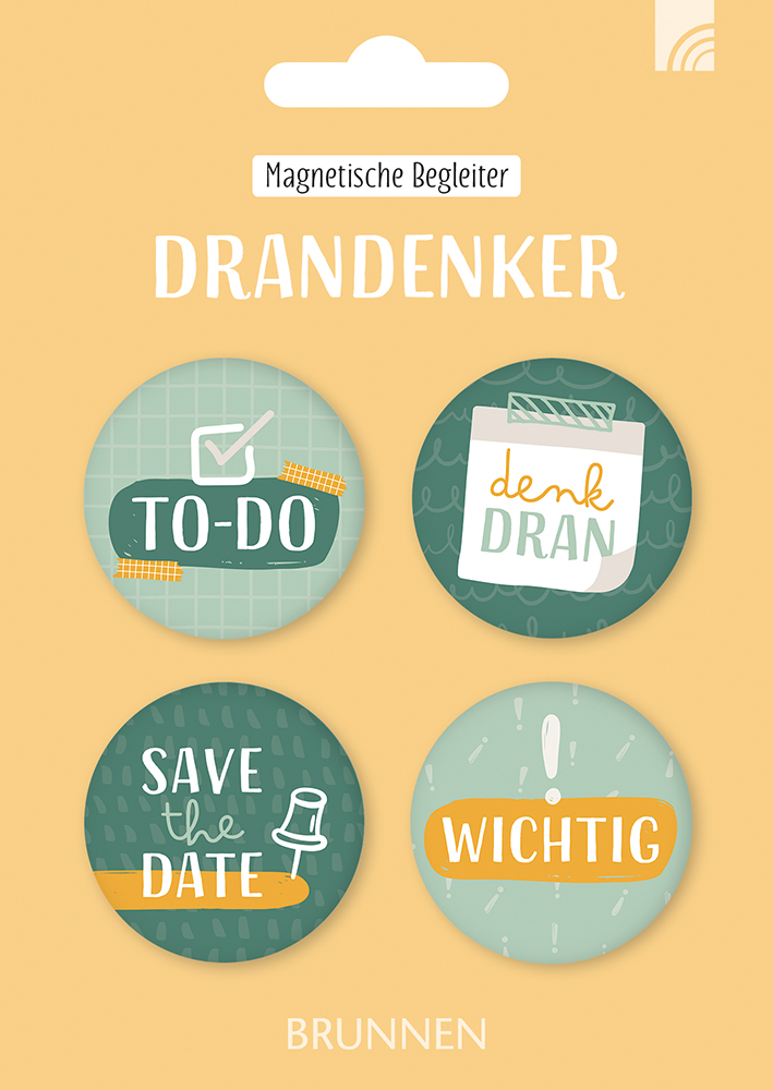 Magnet - 4er-Magnet-Set 'Drandenker'