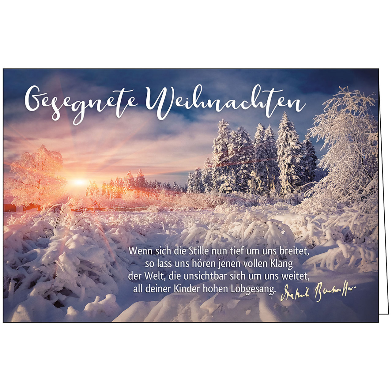 Gesegnete Weihnachten