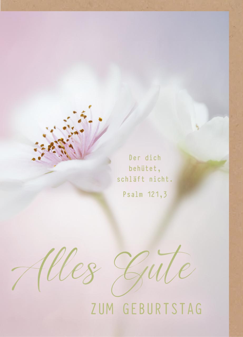 Faltkarte - Faltkarte Geburtstag Psalm 121