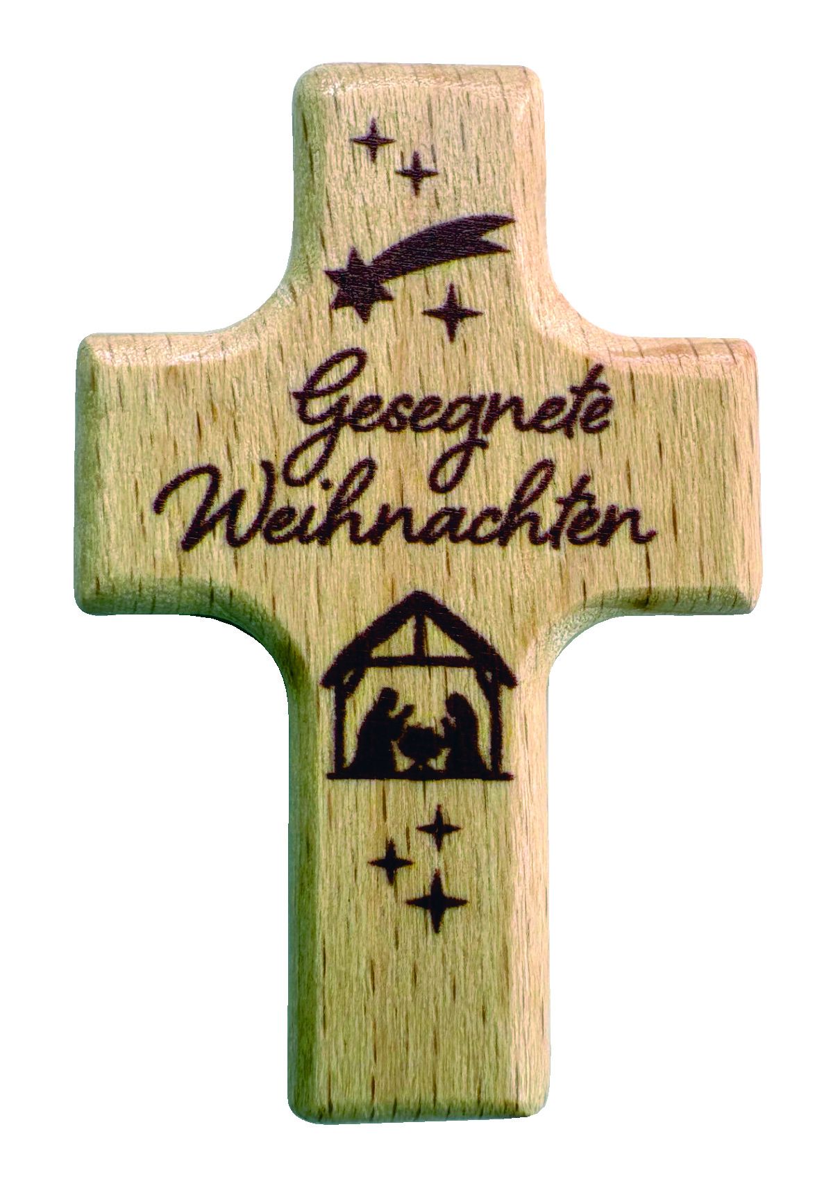 Handschmeichler - Handkreuz "Gesegnete Weihnachten"