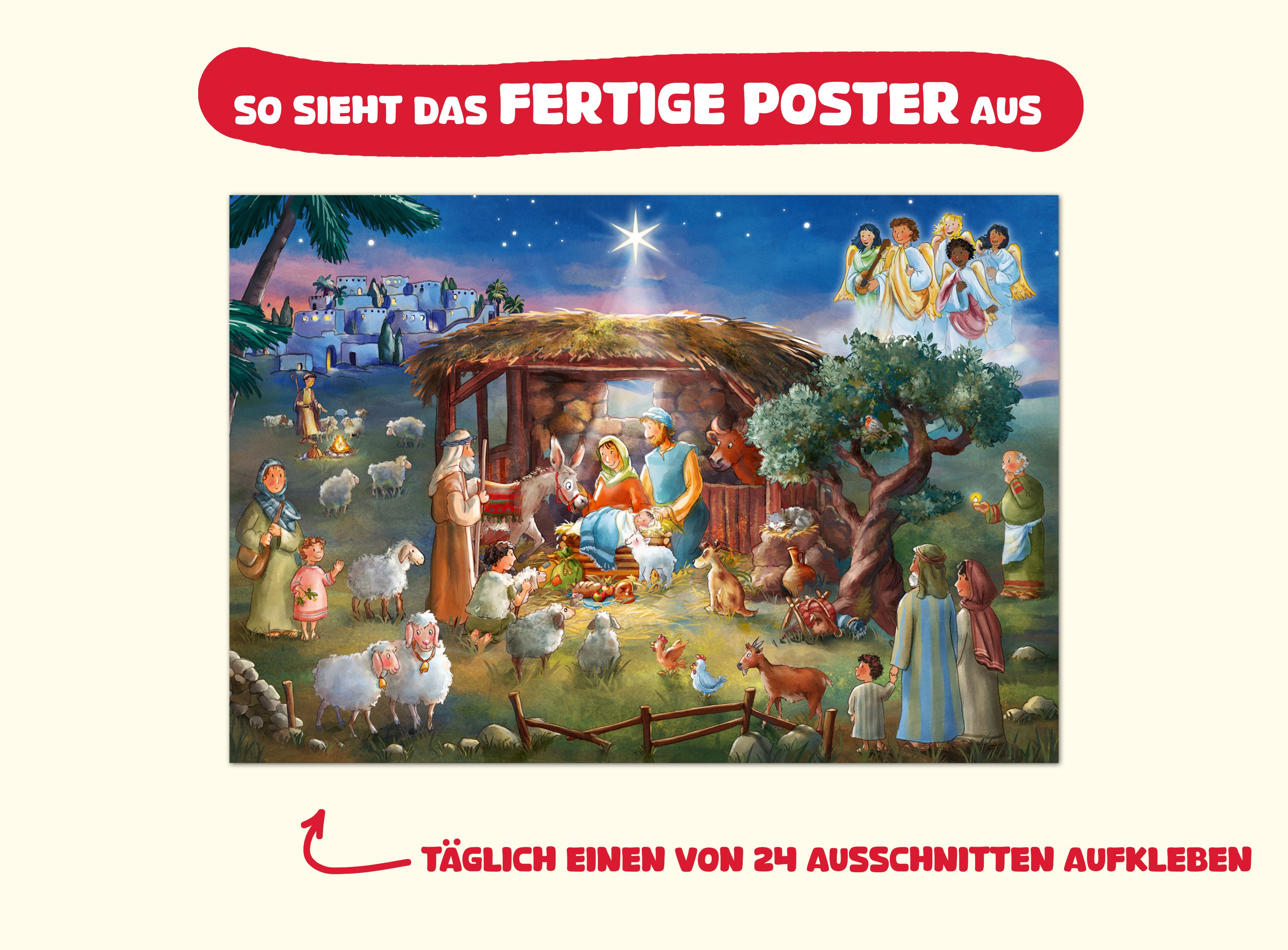 Adventskalender - Lukas auf dem Weg nach Bethlehem