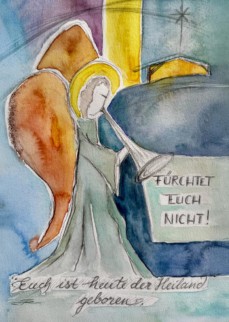 Postkarten - Postkarte Engel 12 Ex.