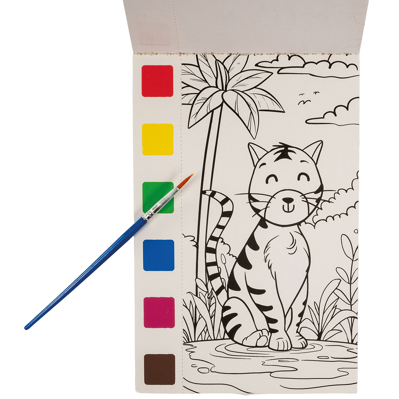 Malblock - Wasserfarbblock Sei muTiger - Tiger