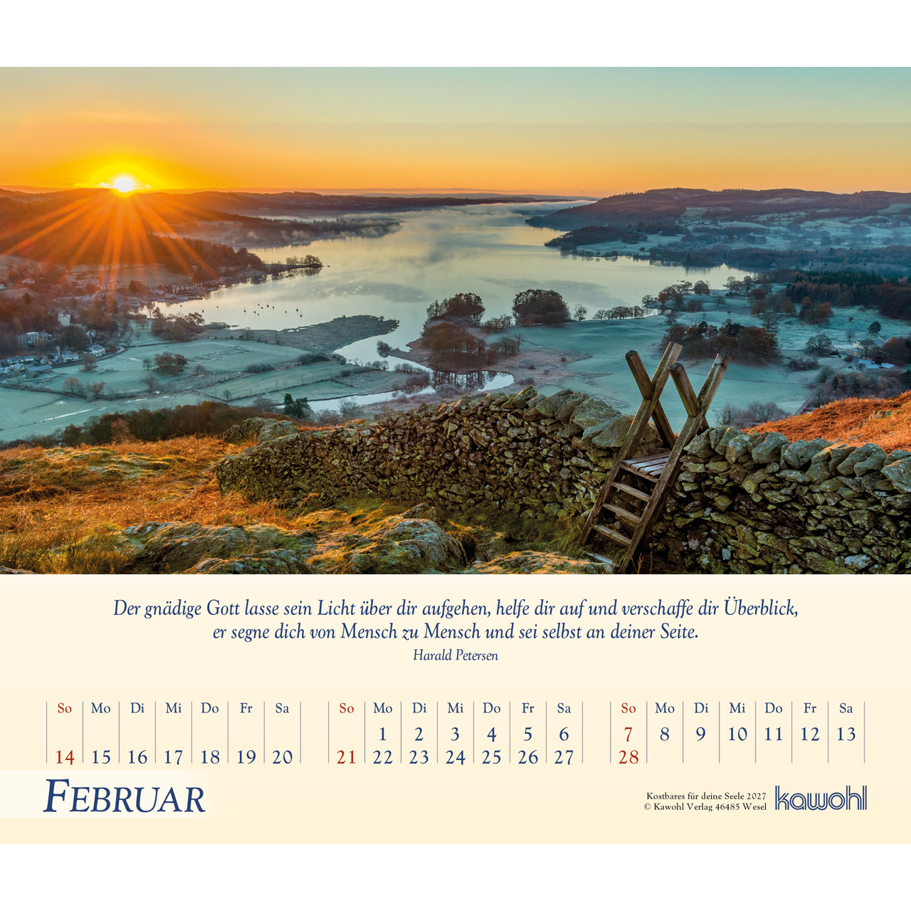 Postkartenkalender - Kostbares für deine Seele 2027