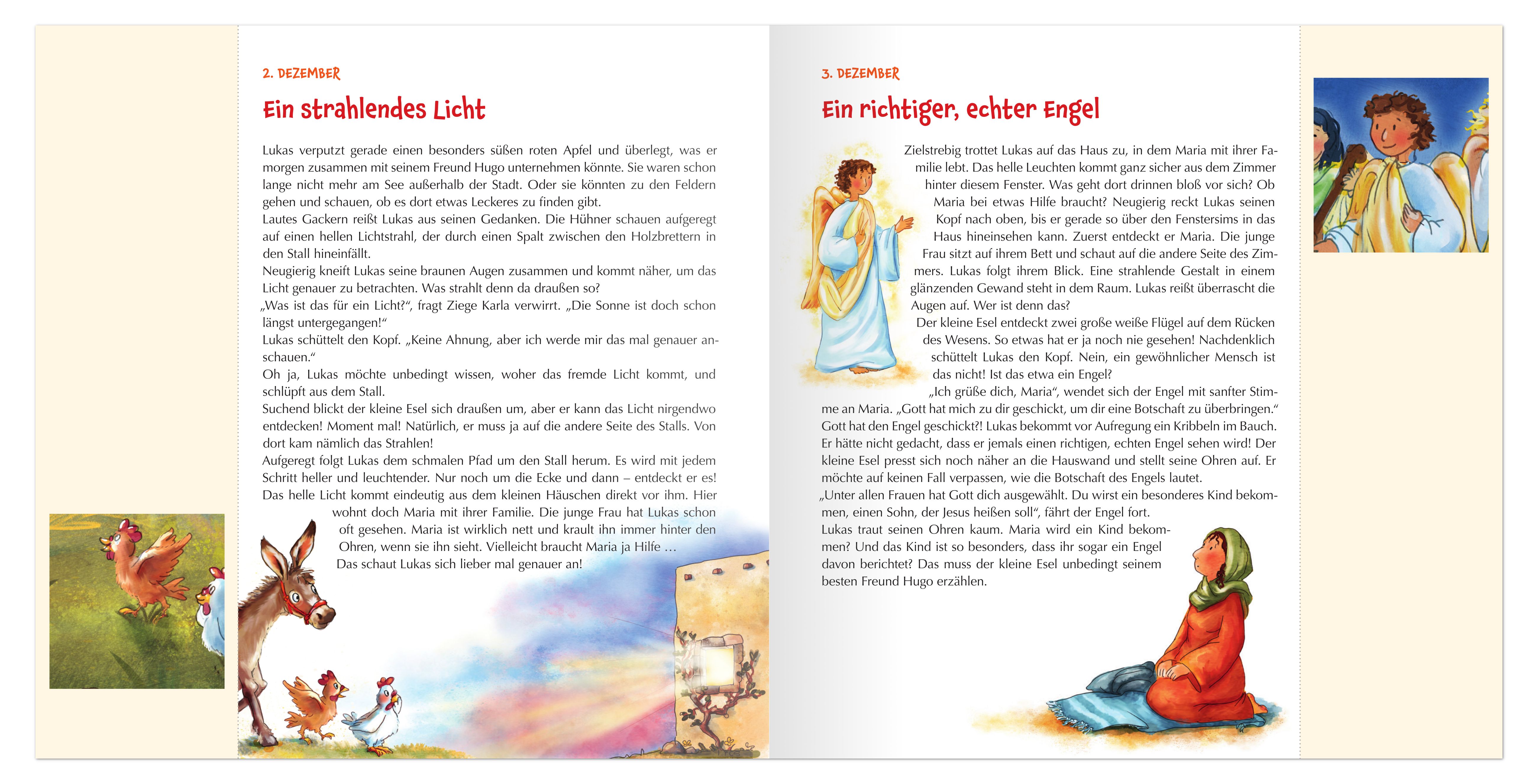 Adventskalender - Lukas auf dem Weg nach Bethlehem