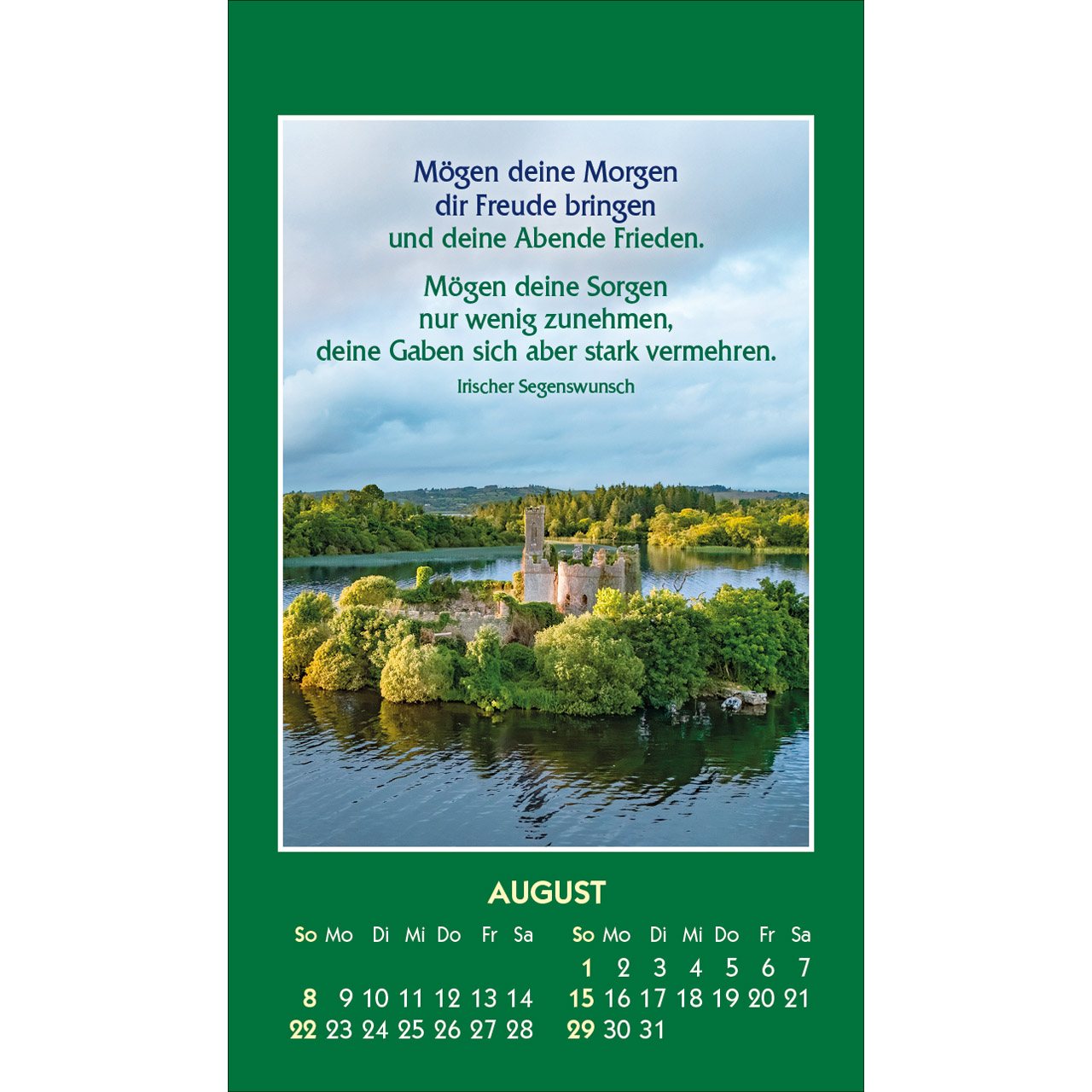 Aufkleberkalender - Möge Gott deinen Tag segnen 2027