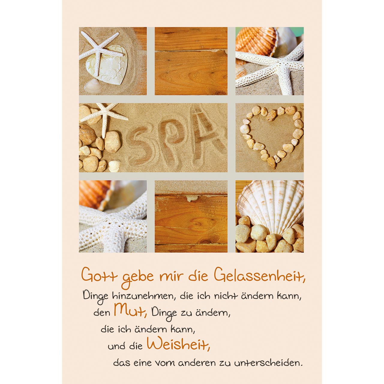 Gott gebe mir die Gelassenheit