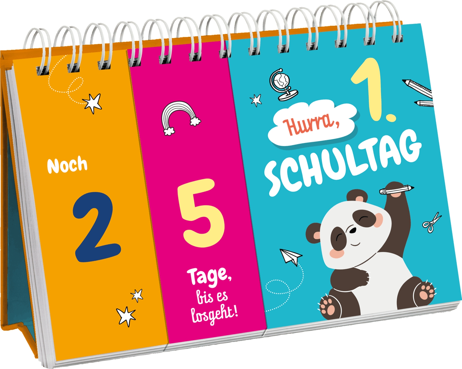 Aufstellbuch - Mein Schulstart- und Ferien-Countdown