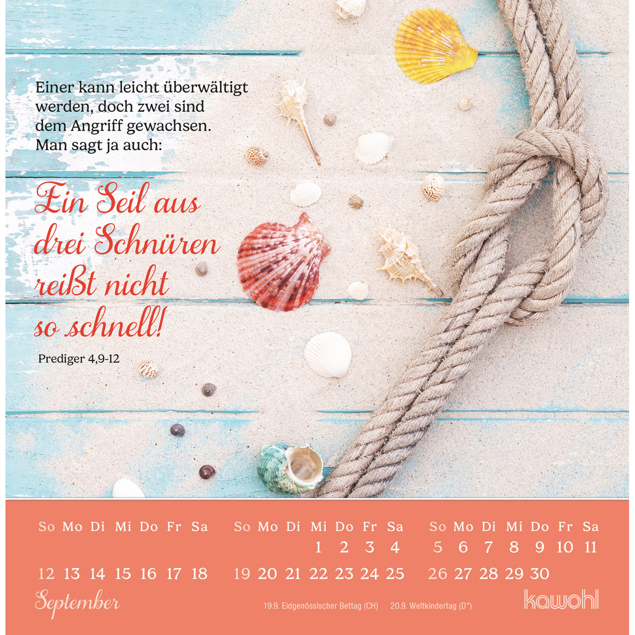 Postkartenkalender - Lieblingsworte für dich 2027