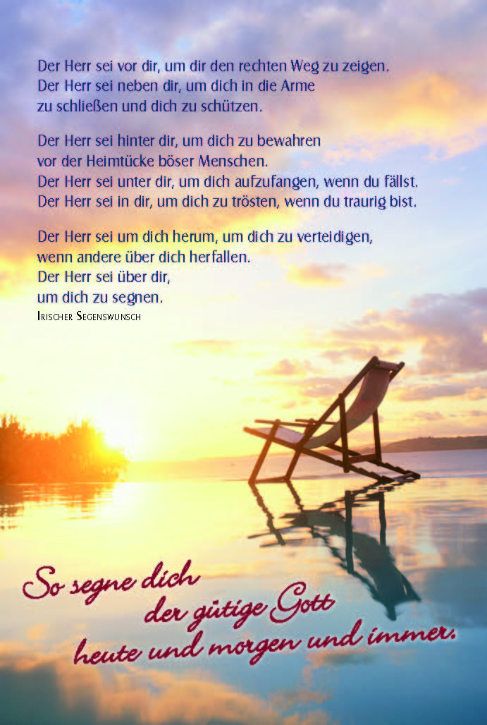 So segne dich der gütige Gott