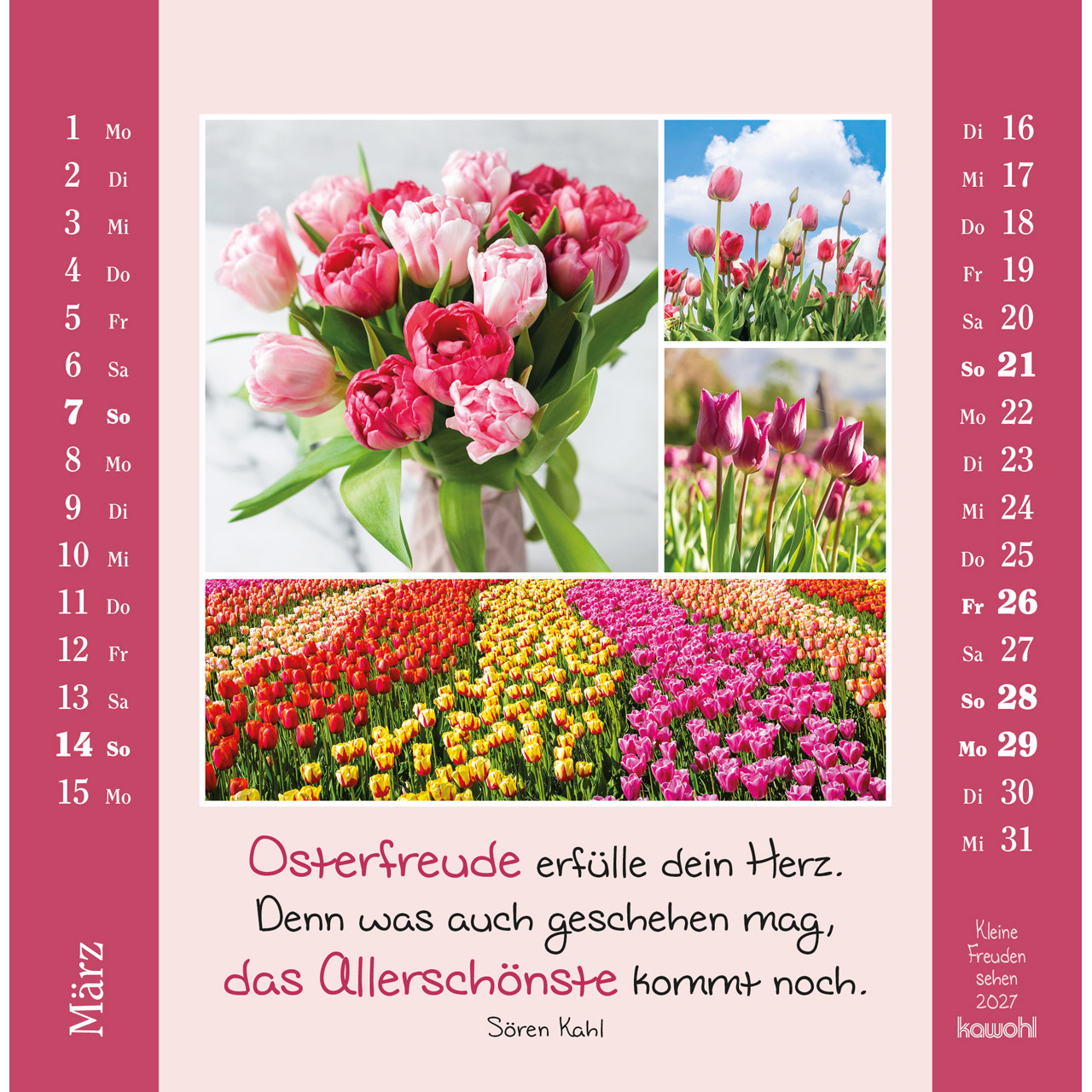Postkartenkalender - Kleine Freuden sehen 2027