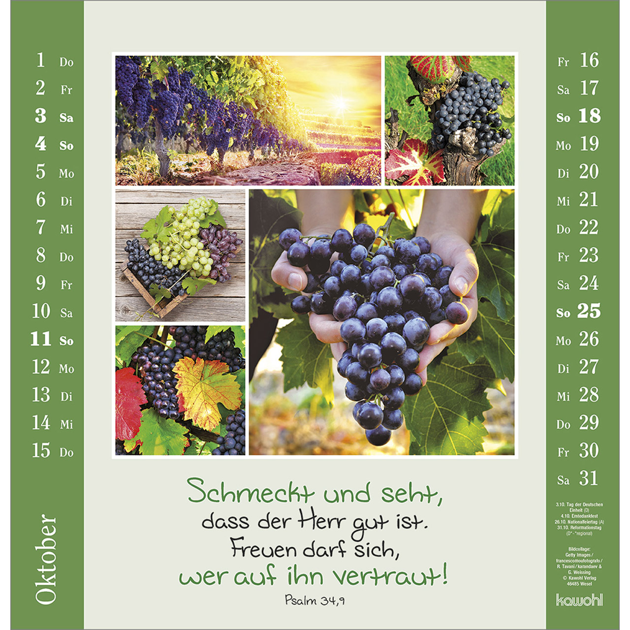 Wandkalender - Kleine Freuden entdecken 2026
