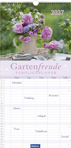 Terminkalender - Gartenfreude 2027