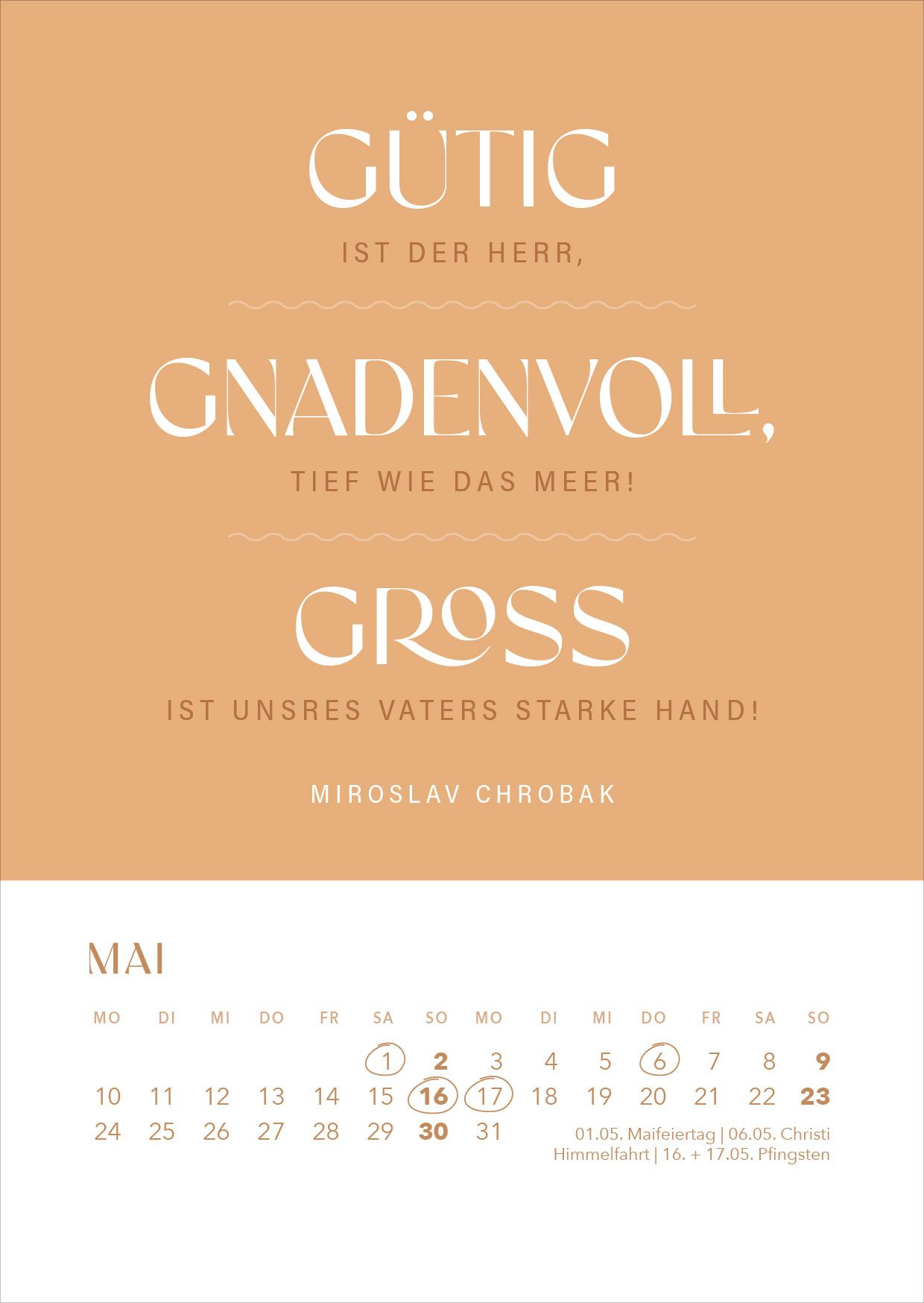 Tischkalender - Hoffnung für immer 2027