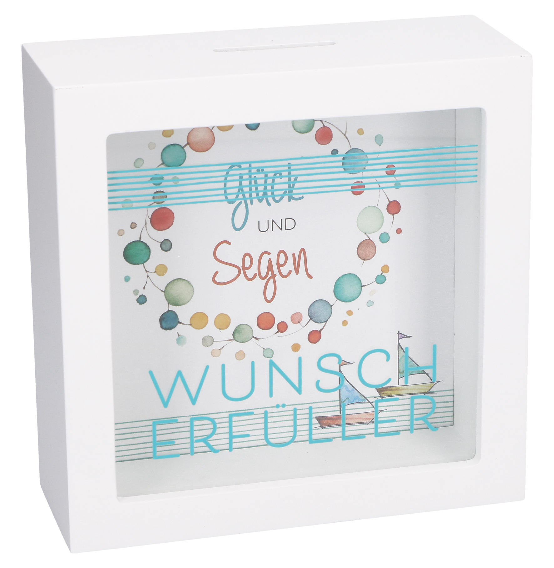 Spardose - Bilderrahmen-Spardose "Wunscherfüller"