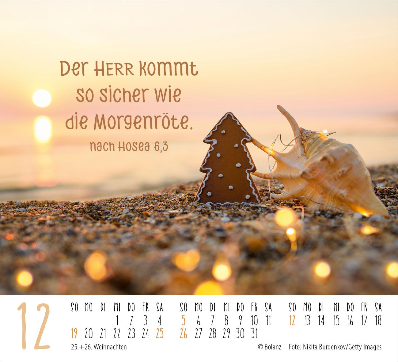 Aufstellkalender - Zeit für Meer 2027