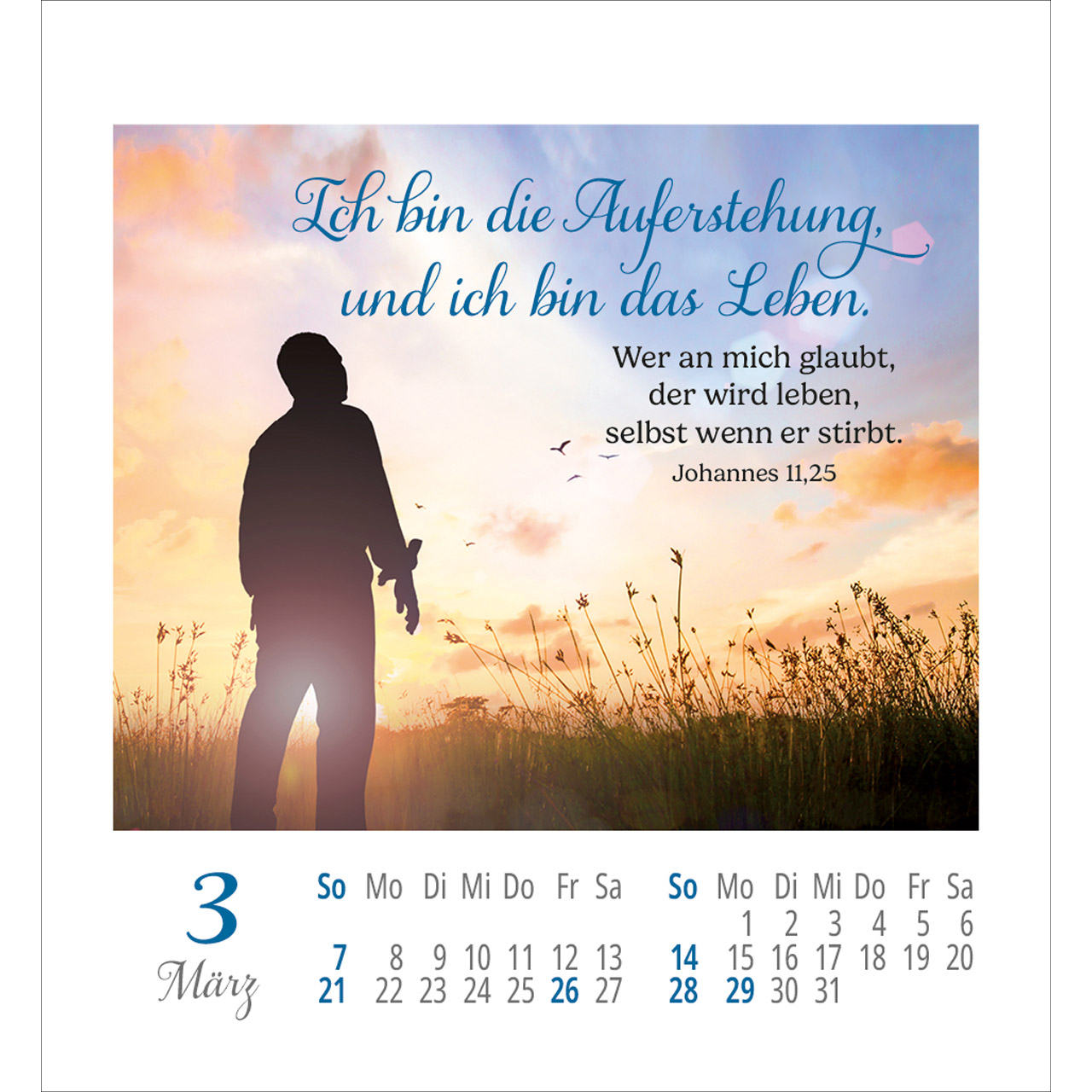 Aufkleberkalender - Lieblingsworte umgeben dich 2027