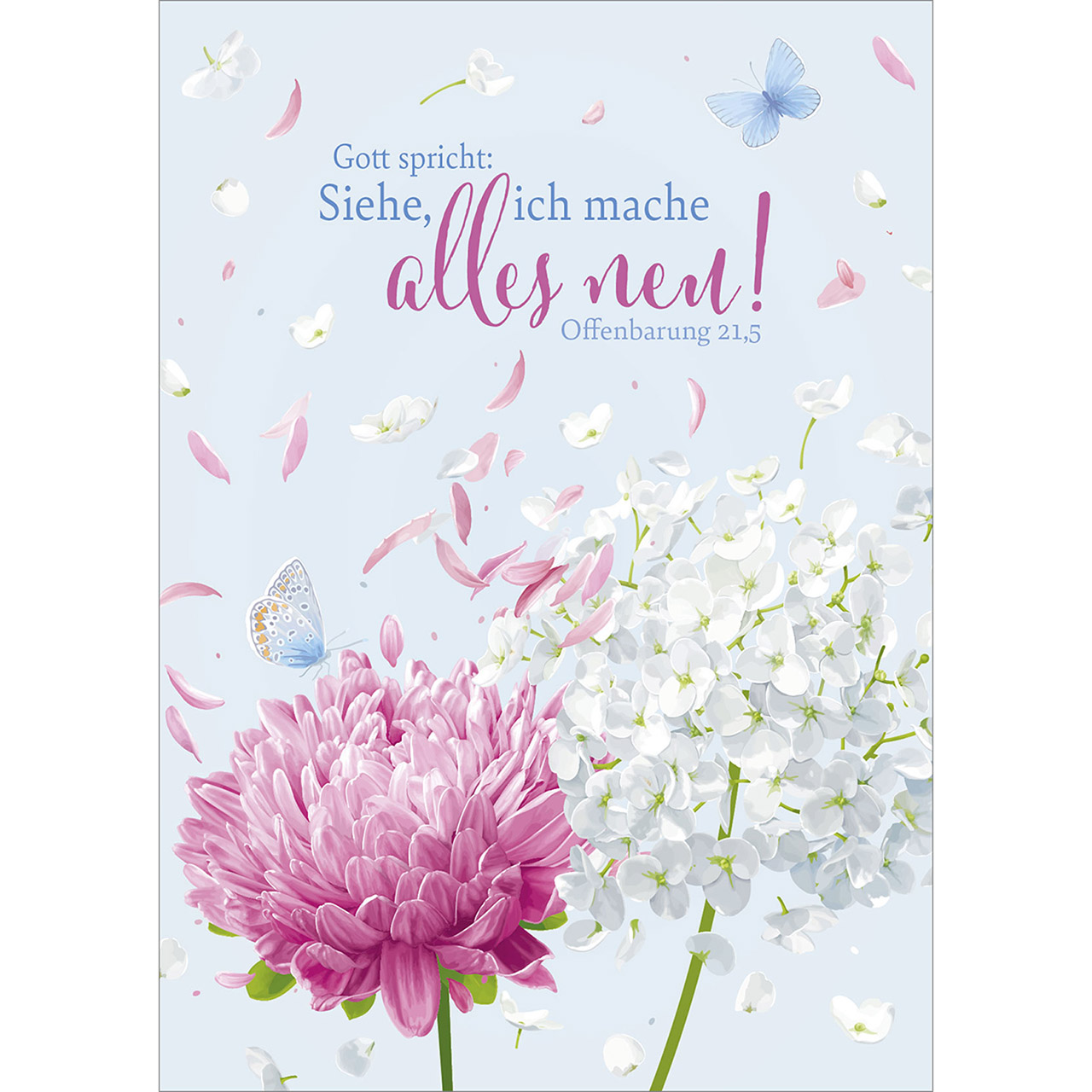 Gott spricht: Siehe, ich mache alles neu! Gott spricht: Siehe, ich mache alles neu!