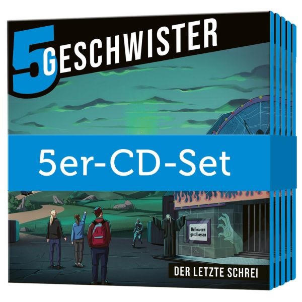 Der letzte Schrei (5er-Set CDs) Hörspiel-CD - Der letzte Schrei (5er-Set CDs) - Menschen Weg Felsen Gespenst Hand Haus