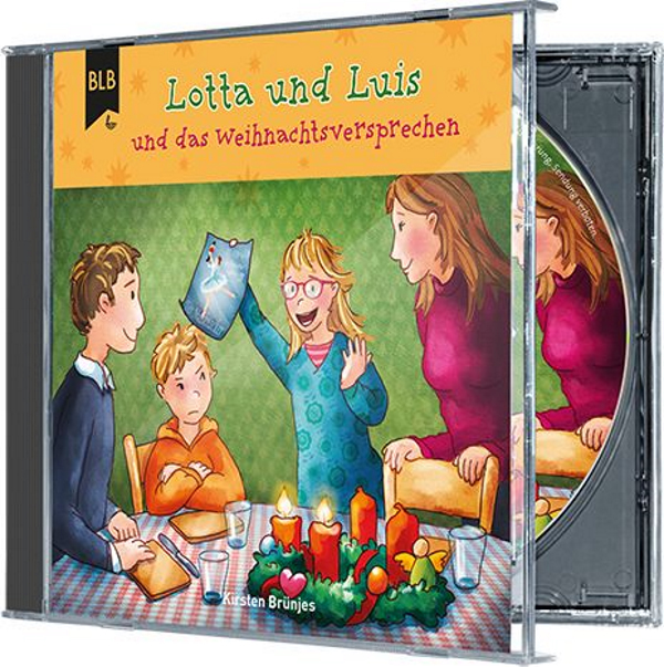 Hörbuch-CD - Lotta und Luis und das Weihnachtsversprechen (CD) - CD Esstisch Familie Adventskranz Ballerina