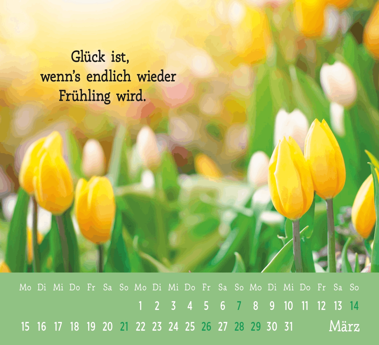 Aufstellkalender - Der kleine Glückskalender 2027